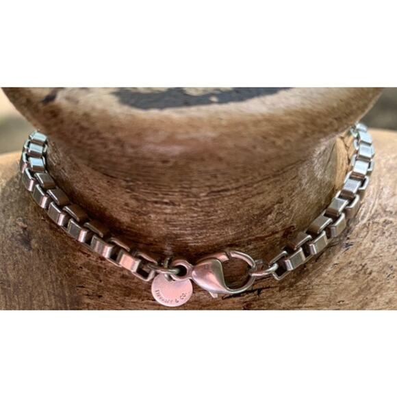Tiffany & Co. Sterling Silver Linked Venetian Bracelet - Picture 5 of 5